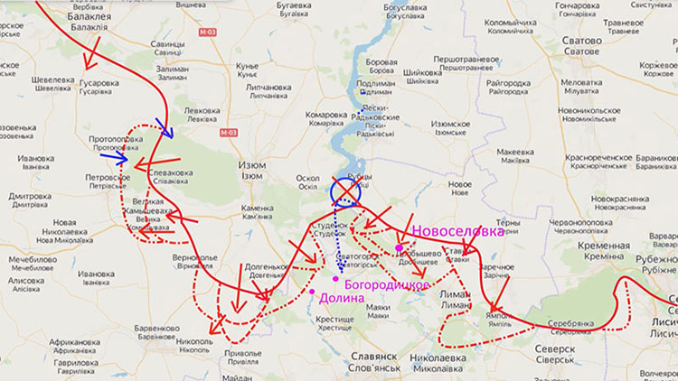 Ситуация в районе Новоселовка 18.05.22