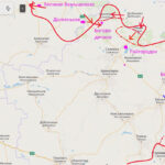 Бои в районе Попасной 05.06.2022