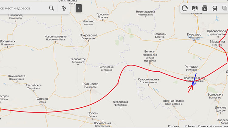 Попытка ВСУ прорвать линию обороны российских войск в районе Угледара