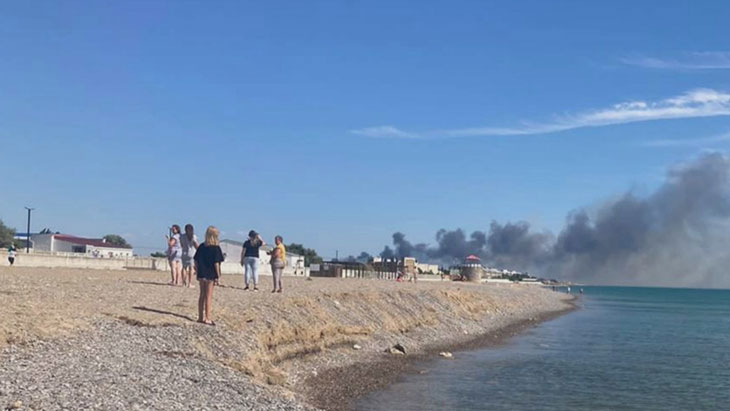 Взрыв в районе Новофедоровки