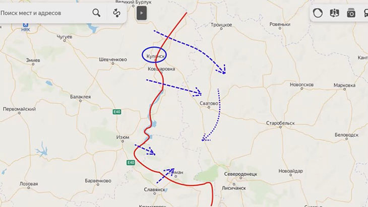 Попытка прорыва ВСУ под Купянском и Лиманом