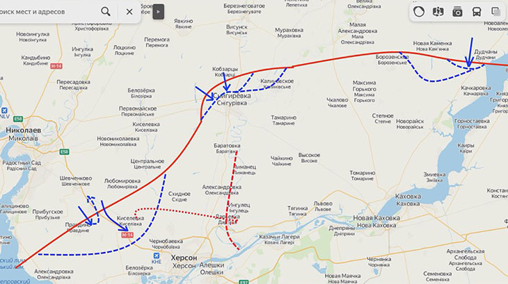 Российские войска оставляют правобережье Херсонской области