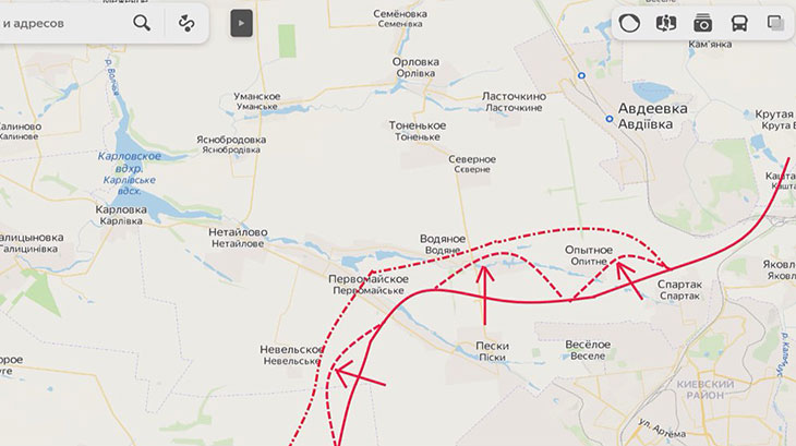 Разбор укрепрайонов ВСУ в районе Невельского, Первомайского, Водяного