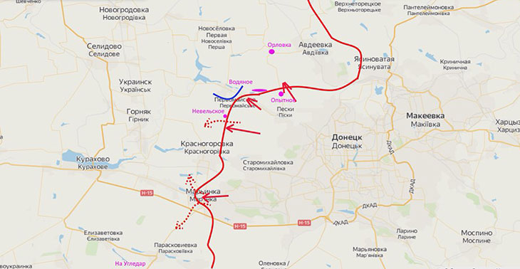 Почему нужно однорвременно брать Марьинку и Невельское