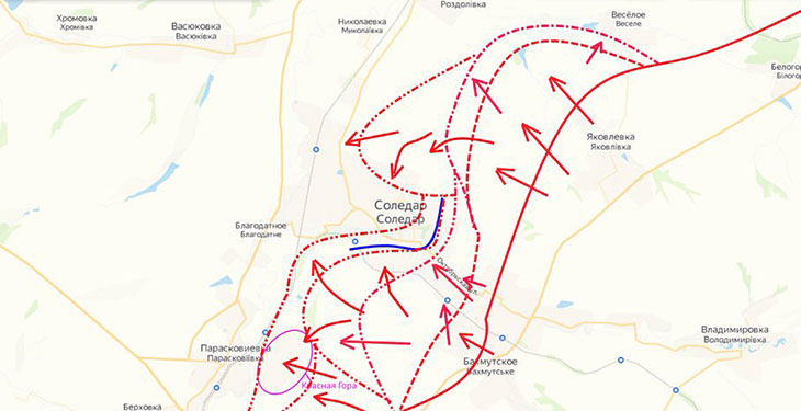 Соледар: бои идут в центральной части города