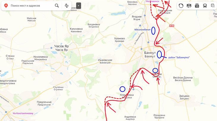 Зачистка опорных пунктов в Клещеевке и Опытном