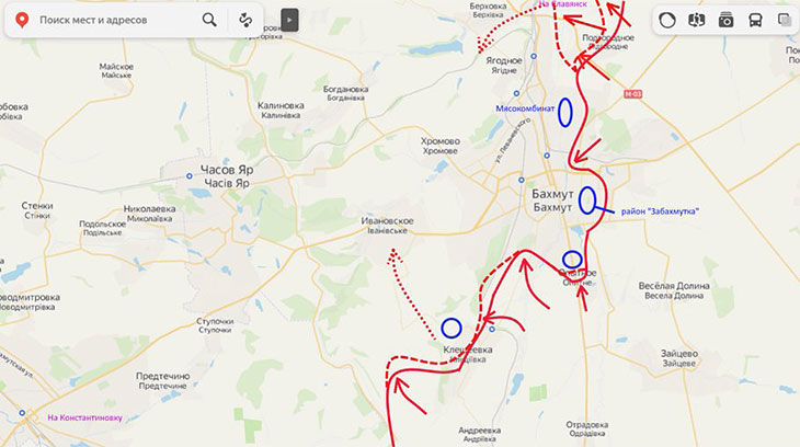 Занятие Ивановского будет означать оперативное окружение группировки в Артемовске