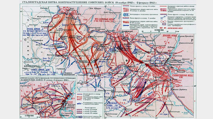 Ситуация в Сталинграде в конце 1942 г.