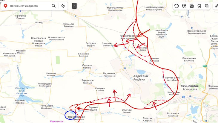 В Авдеевке сжимается кольцо с севера и юга