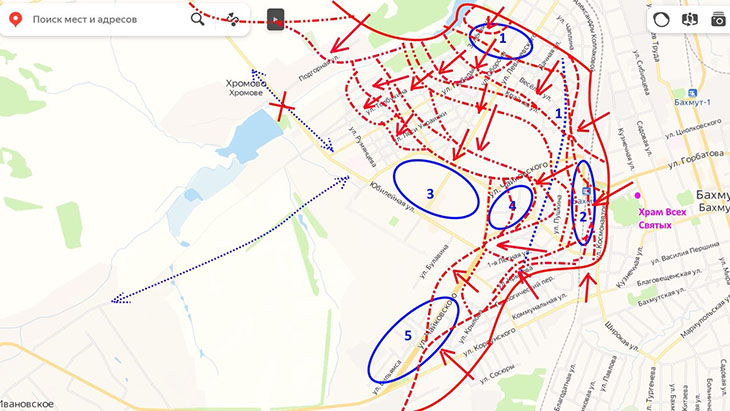 Вагнеровцы мощно продвинулись за день в Артемовске