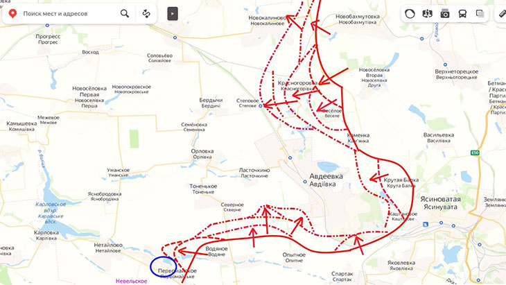 Российские войска продвинулись в районе Крутой Балки