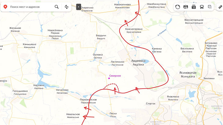 На Авдеевском направлении наши войска пошли вперед