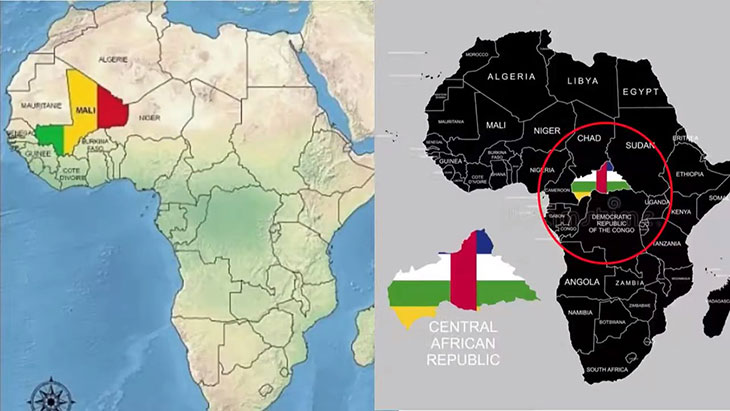 Стратегическое положение ЦАР и Мали