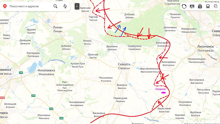 Наши войска выходят в тыл белогоровской группировке противника