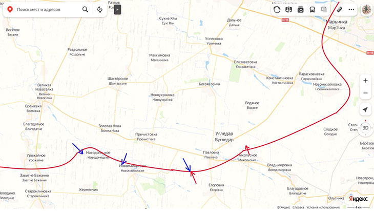 Атаки ВСУ на Новодонецкое и Новомайорское окончились безрезультатно