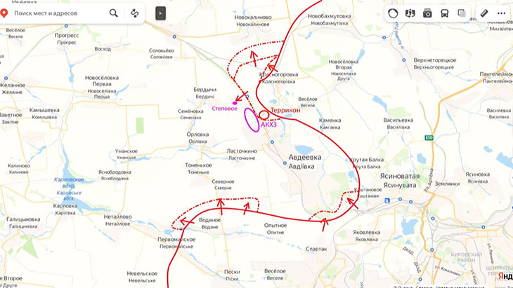 Разведка боем российской разведгруппы на севере от Авдеевки была успешной