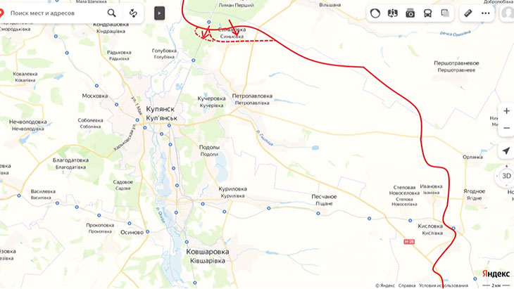 Взят еще один опорный пункт в районе Синьковки