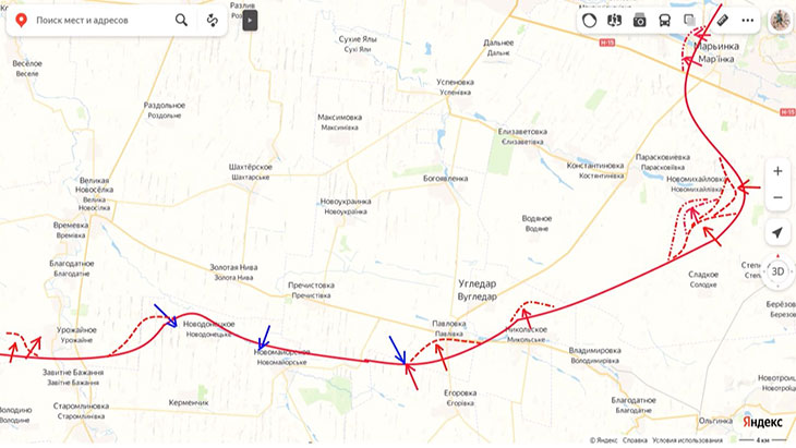 Активизировались бои в районе Великой Нововселки