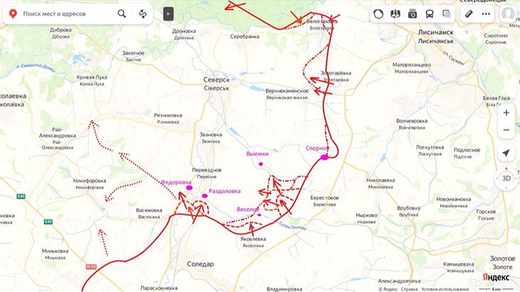 Сдача противником Федоровки откроет нам путь на Рай-Алексаедровку