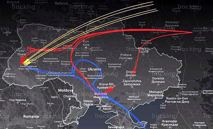 Ночной удар ВКС по объектам энергоструктуры Украины