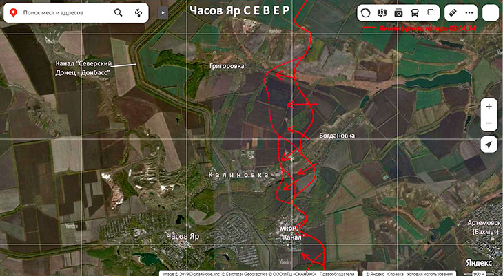 Штурмовые действия в мкрн Канал Часова Яра