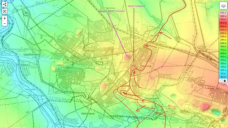 В Торецке фронт ВСУ посыпался