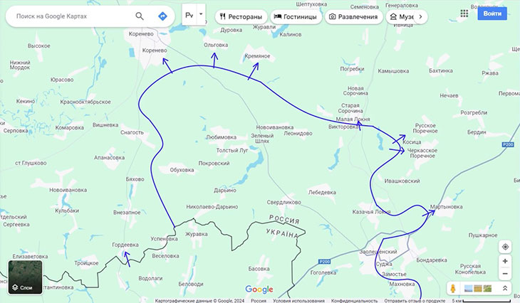 Плацдарм ВСУ на Курском направлении