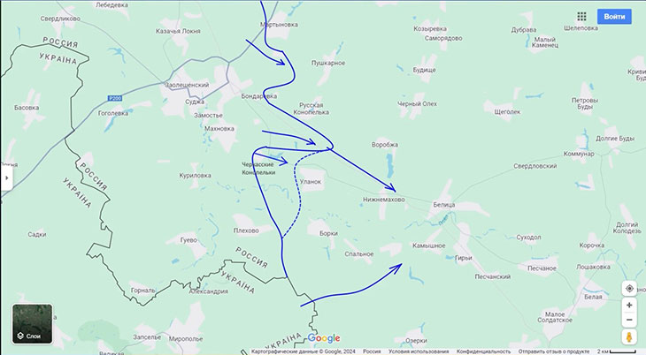 На южной Курщине ВСУ попытаются, скорее всего, навести панику с помощью ДРГ