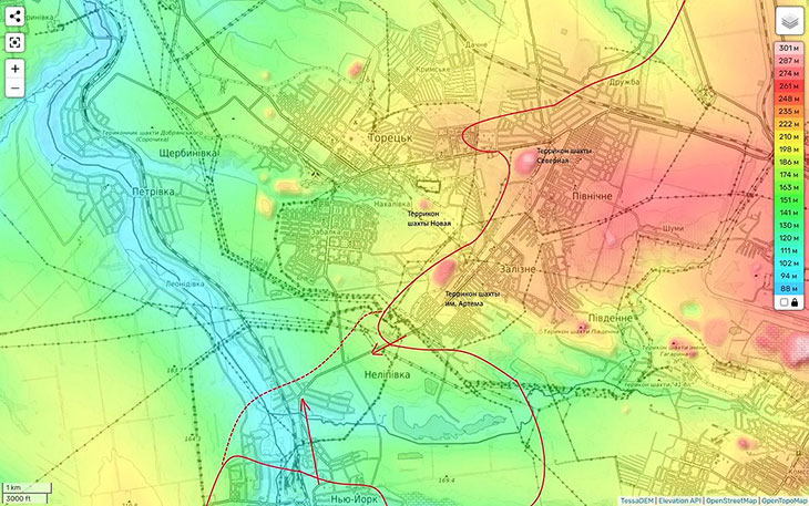 Наши войска ведут бои в городской застройке Торецка