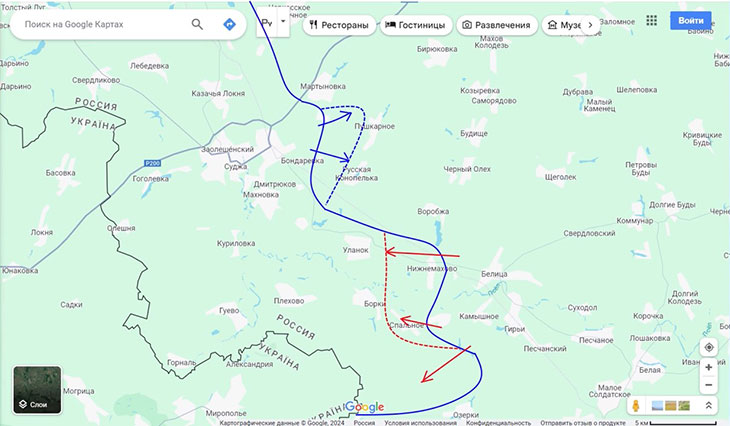 Противник пытается теперь закрепиться в лесопосадках