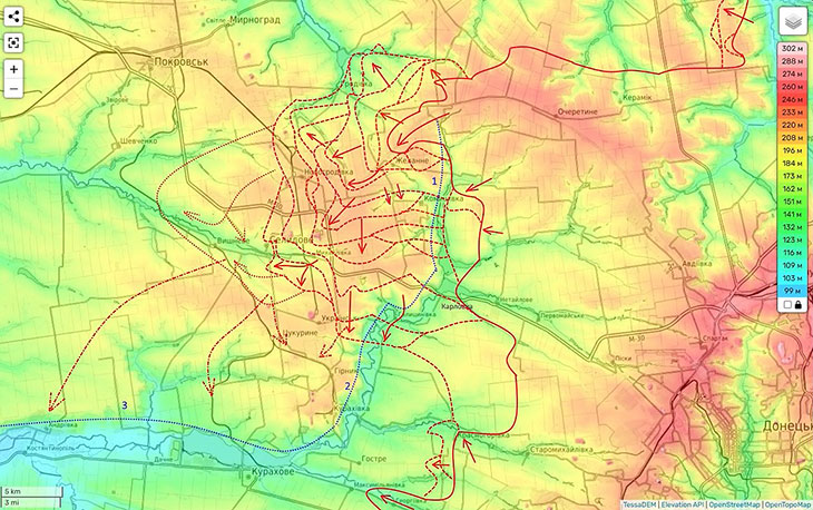 Мы формируем северную клешню охвата кураховского фронта.