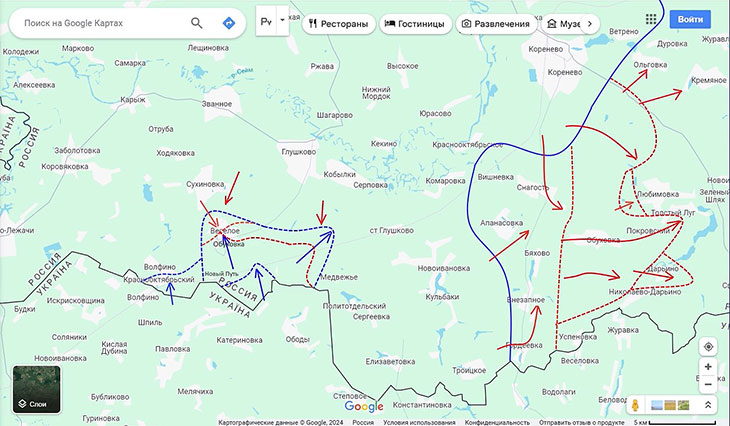 Противник попытался организовать контрудар с юга по направлению на Глушково