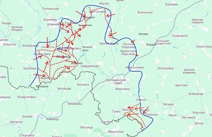 С Курского направления идут обнадеживающие новости