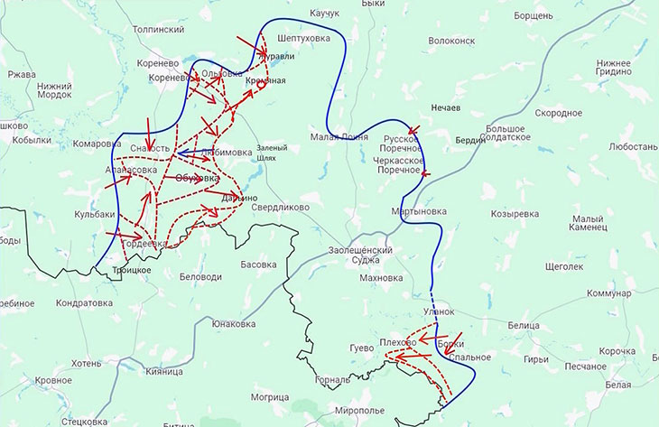 Наши войска отбросили противника от Коренева и создали предпосылки для дальнейшего штурма Любимовки