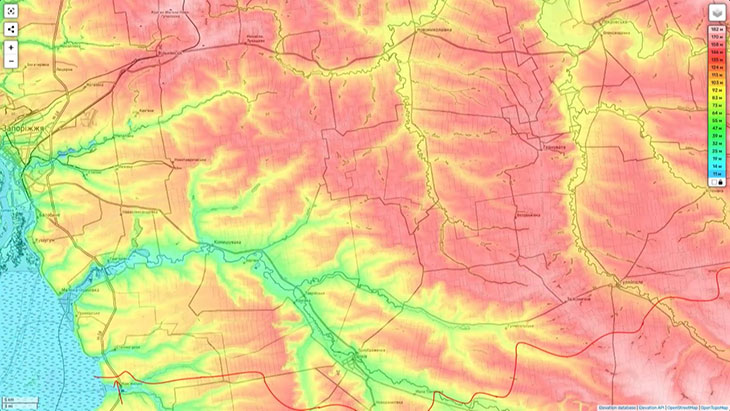 До Запорожья остается не так уж и далеко