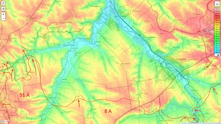 8-я армия сильно отстает от 51-й