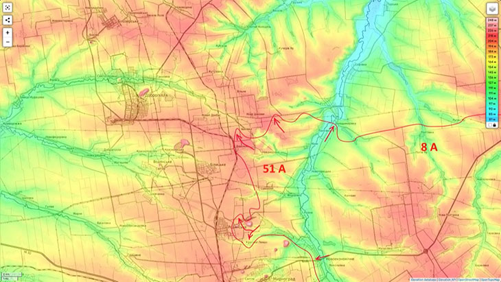 Прорыв фронта между Покровской и Константиновской агломерациями силами 8-й и 51-й армий