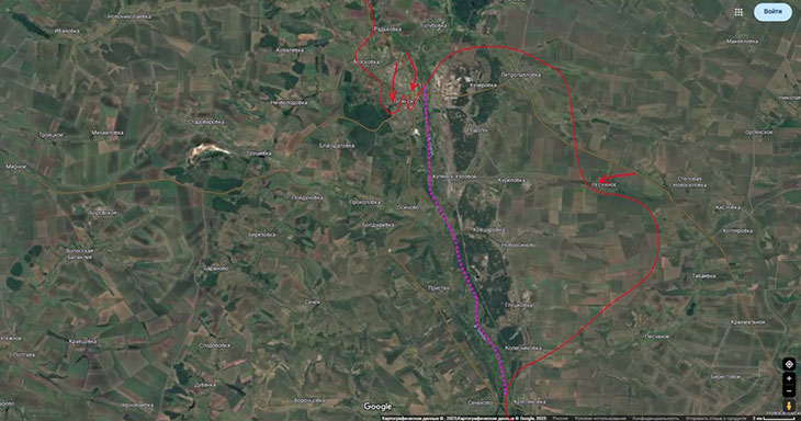 Противник начинает выводить свои части из так называемого Заосколья