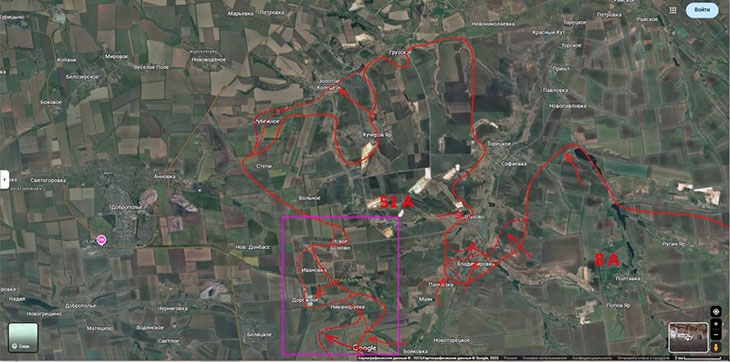 Противник упорно обороняет западную часть Нового Шахова