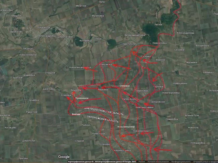 Далее наши подразделения устремятся на Гуляйполе с одной стороны и на Покровское - с другой