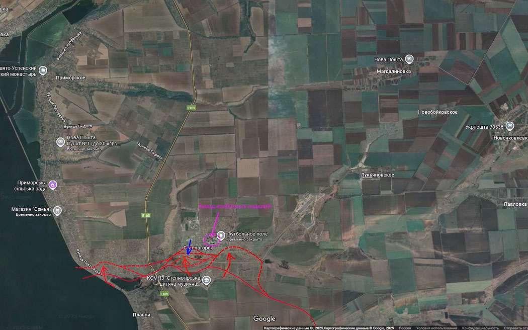 Противник пытается контратаками выбить нас с тех позиций, которые мы раньше заняли в Степногорске