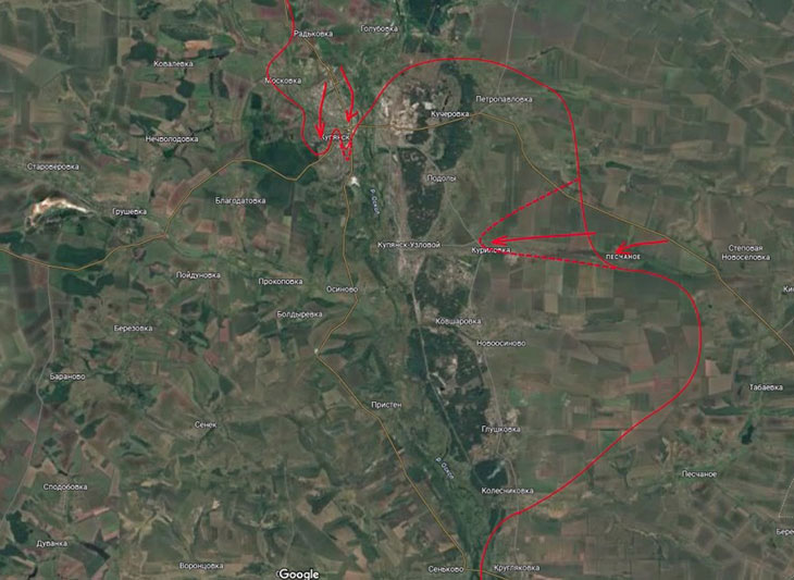 Группировка ВСУ Купянске взята в окружение
