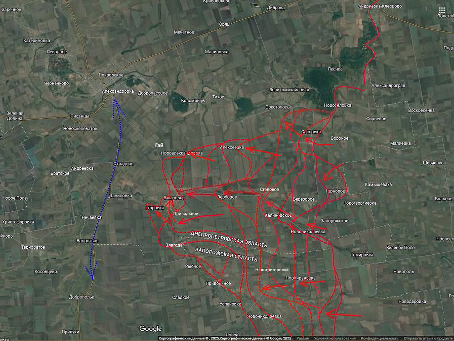 Мы полностью заняли населенный пункт Вишневое