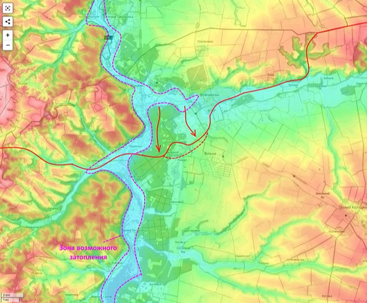 Наши части не только полностью зачистили западные окраины Волчанска, но и заняли Синельниково
