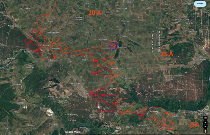 Командование ВСУ попыталось бросить в бой свои штурмовые подразделения в районе Ямполя