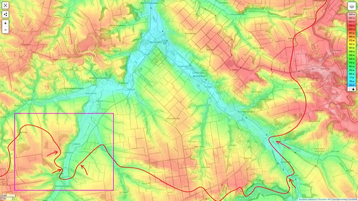 Идут ожесточенные бои в районе Шахова, где противник пытался вбить клин и рассечь нашу группировку