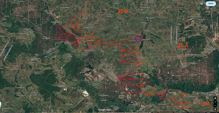 Мы практически вышли на северные окраины Святогорска