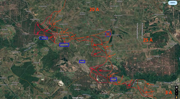 На Лиманском направлении основные бои идут в районе Яровой, Дробышева, Ямполя и Лимана