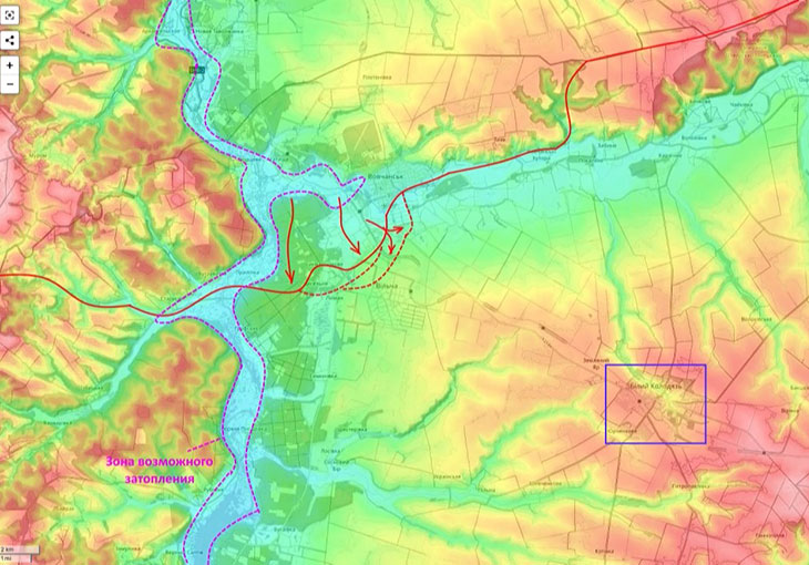 Продолжается зачистка южной части Волчанска и попытка наступать по направлению к Белому Колодцу