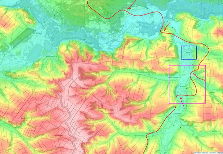 наши пытаются закрепиться на южных окраинах Северска